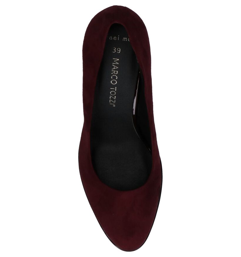 Marco Tozzi Escarpins classiques en Bordeaux en textile (226293)