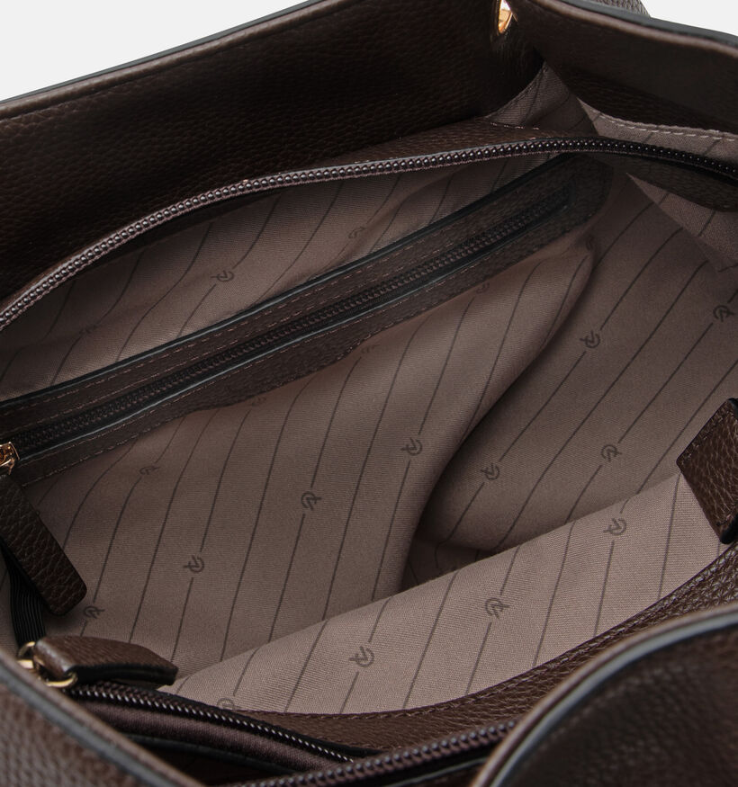 L.Credi Ebony Sac &agrave; main en Brun fonc&eacute; pour femmes (379594)