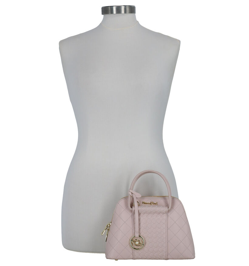 Kisses of Pearl Zora Sac à Main en Rose en simili cuir (273759)