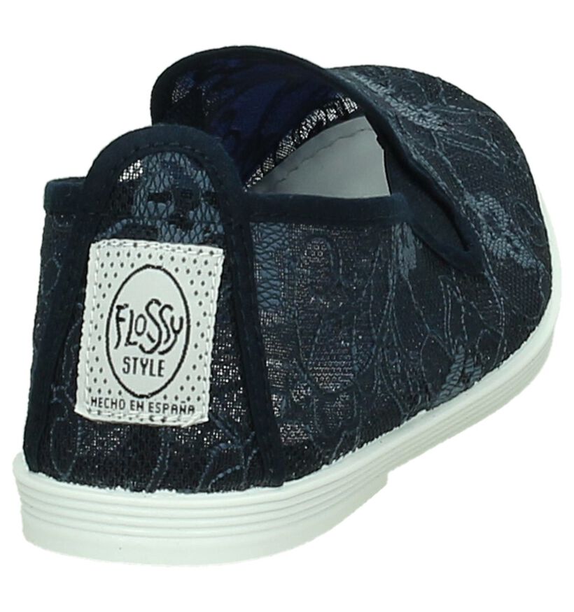 Flossy Style Chaussures sans lacets  (Bleu foncé), , pdp