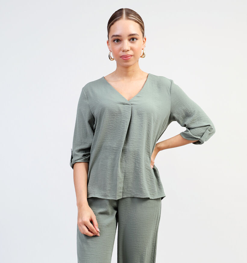 JDY Divya Blouse en Vert Kaki pour femmes (335413)