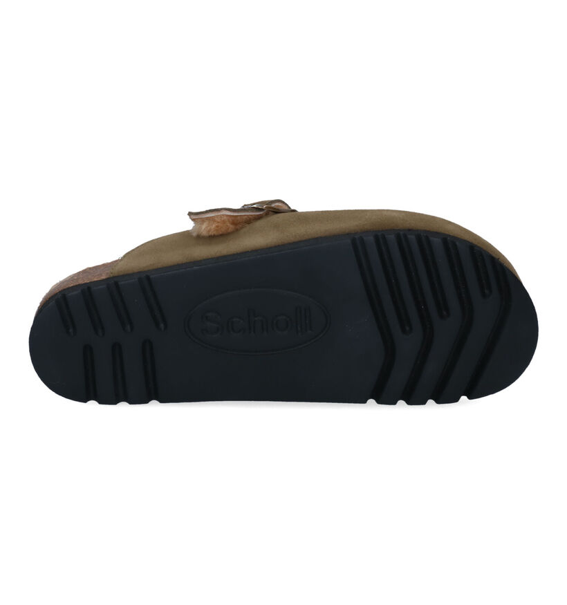 Scholl Fae Pantoufles en Cognac pour femmes (316951)