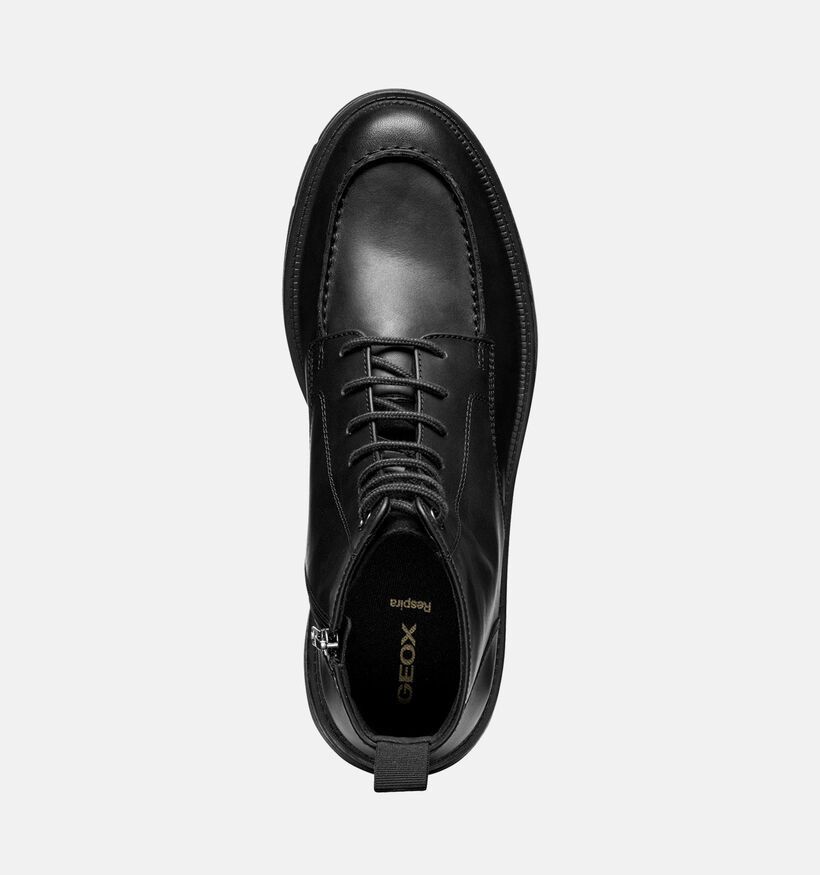 Geox Zwarte Veterboots voor heren (360109) - geschikt voor steunzolen