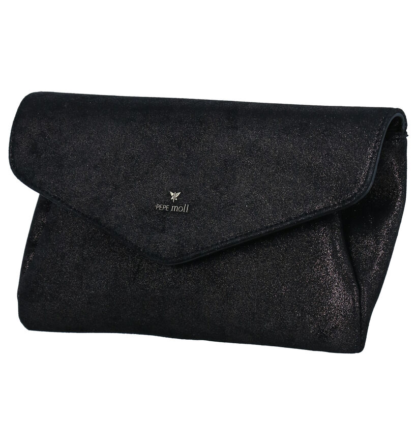 Pepe Moll Zwarte Clutch in stof (283577)