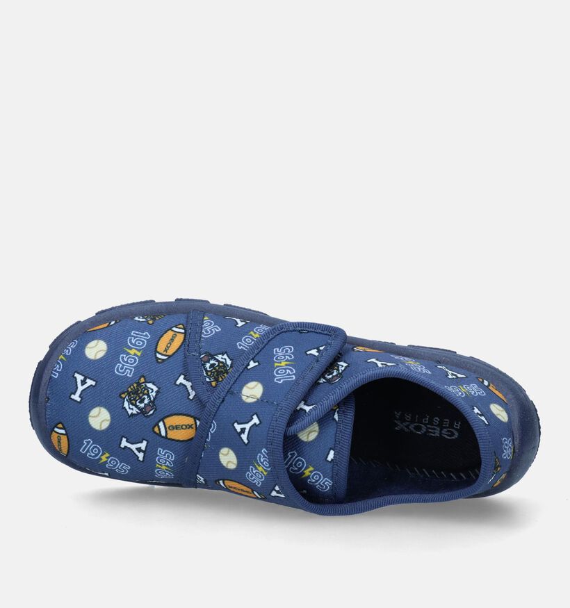 Geox Nymel Blauwe Pantoffels voor jongens (330052)