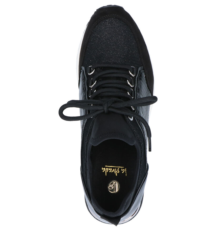 La Strada Cognac Slip-on Sneakers in kunstleer (278707)