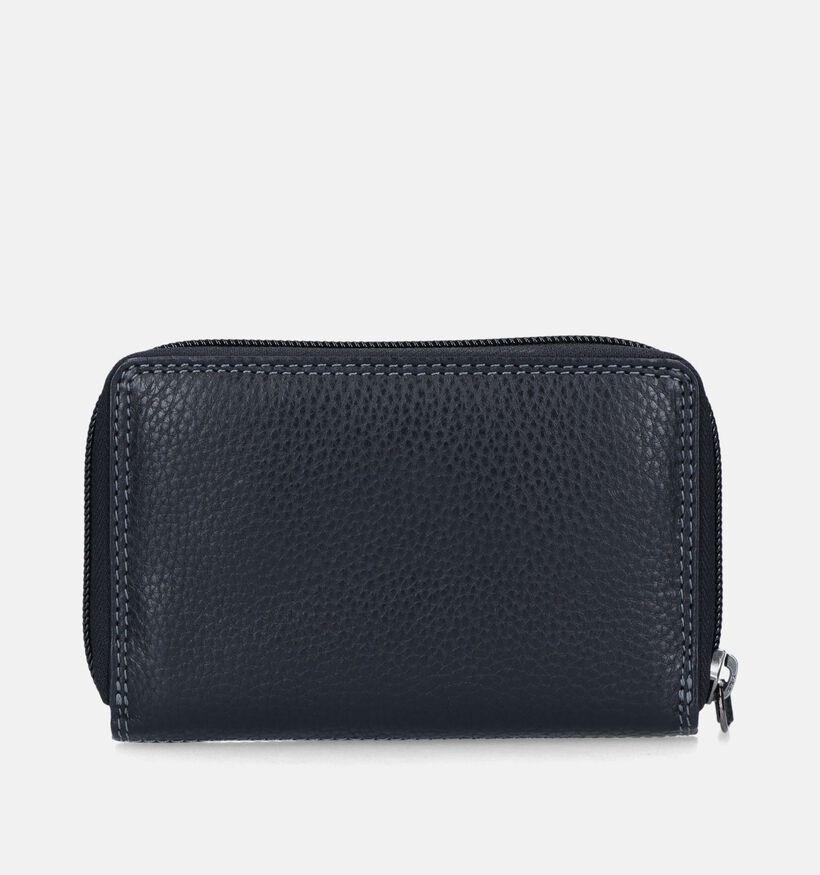 Label M Porte-monnaie zippé en Noir pour femmes (341287)