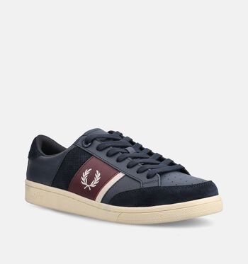 Fred Perry Sneakers Wit/Blauw