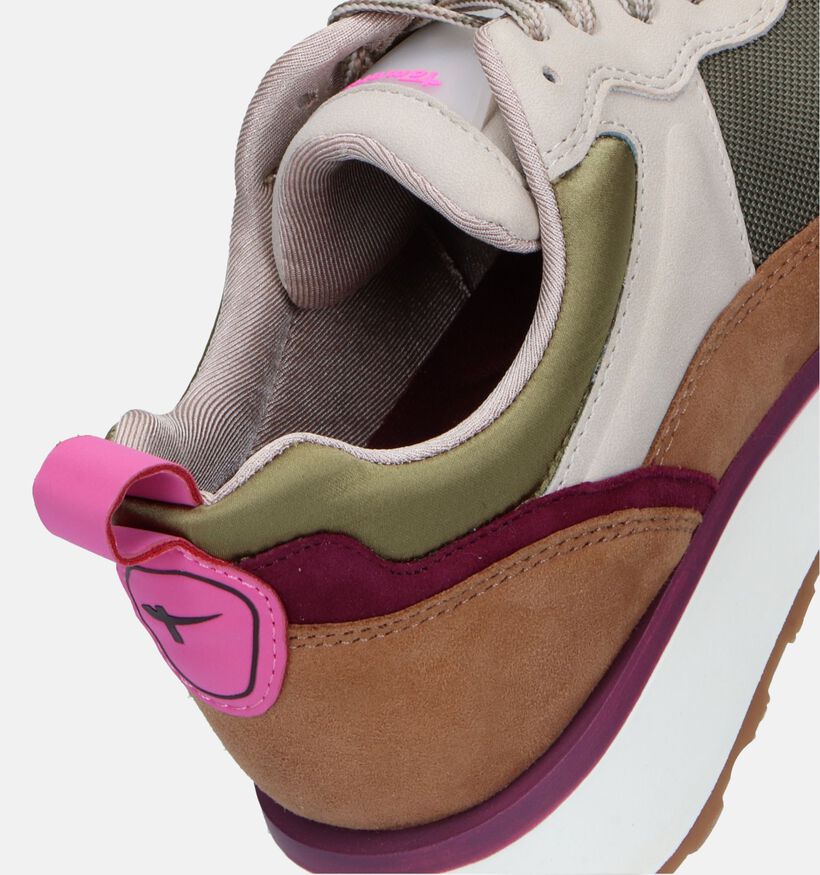 Tamaris Baskets casual en Vert pour femmes (344626) - pour semelles orthopédiques