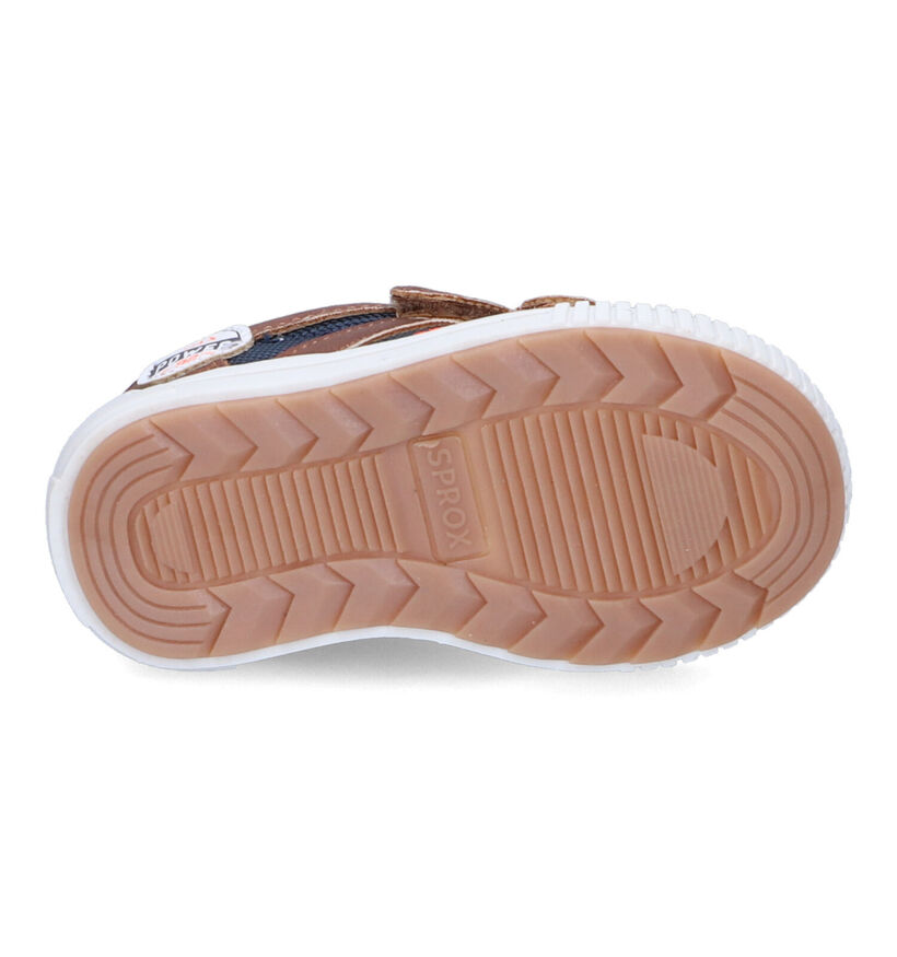 Sprox Chaussures à scratch en Cognac pour garçons (305292)