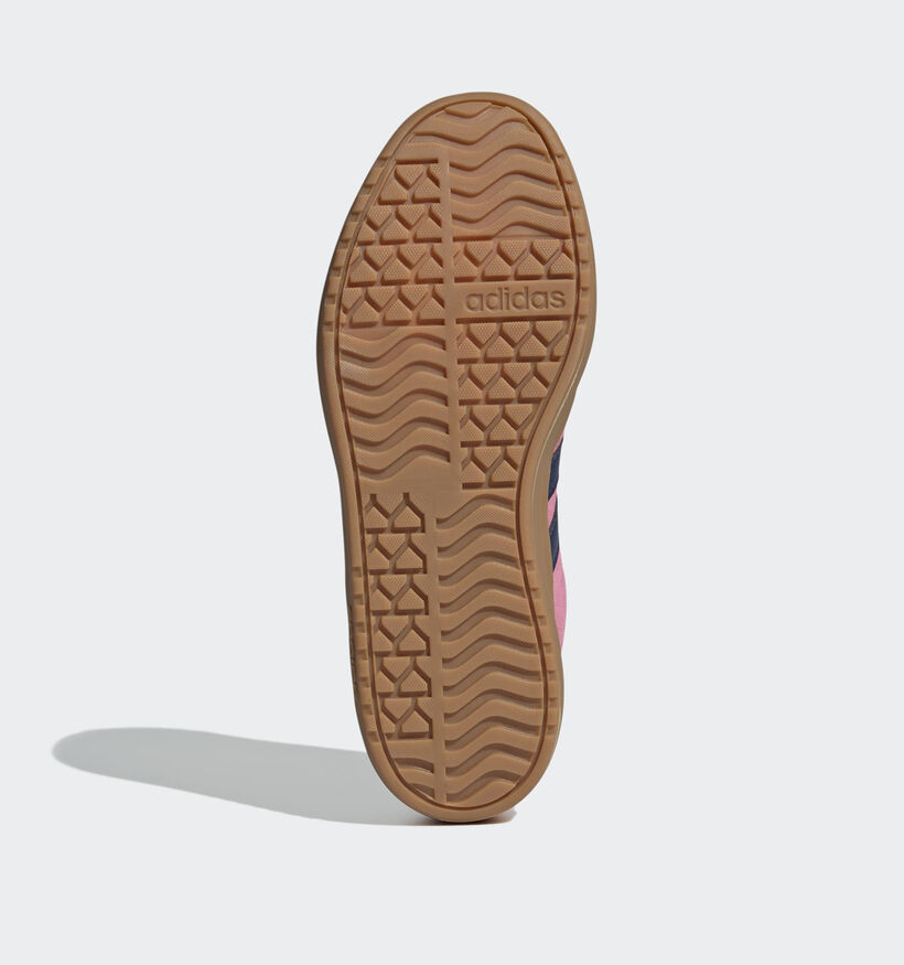 adidas VL Court Bold Baskets en Rose/Bleu pour femmes (365338) - pour semelles orthopédiques