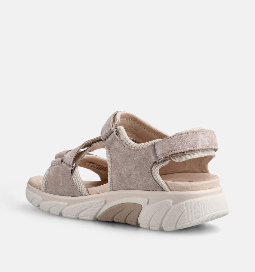 Gabor Rollingsoft Donkerbeige Sandalen voor dames (373320)