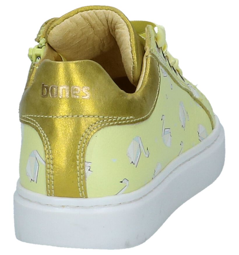 STONES and BONES Flora Chaussures à Lacets en Rose en cuir (287888)