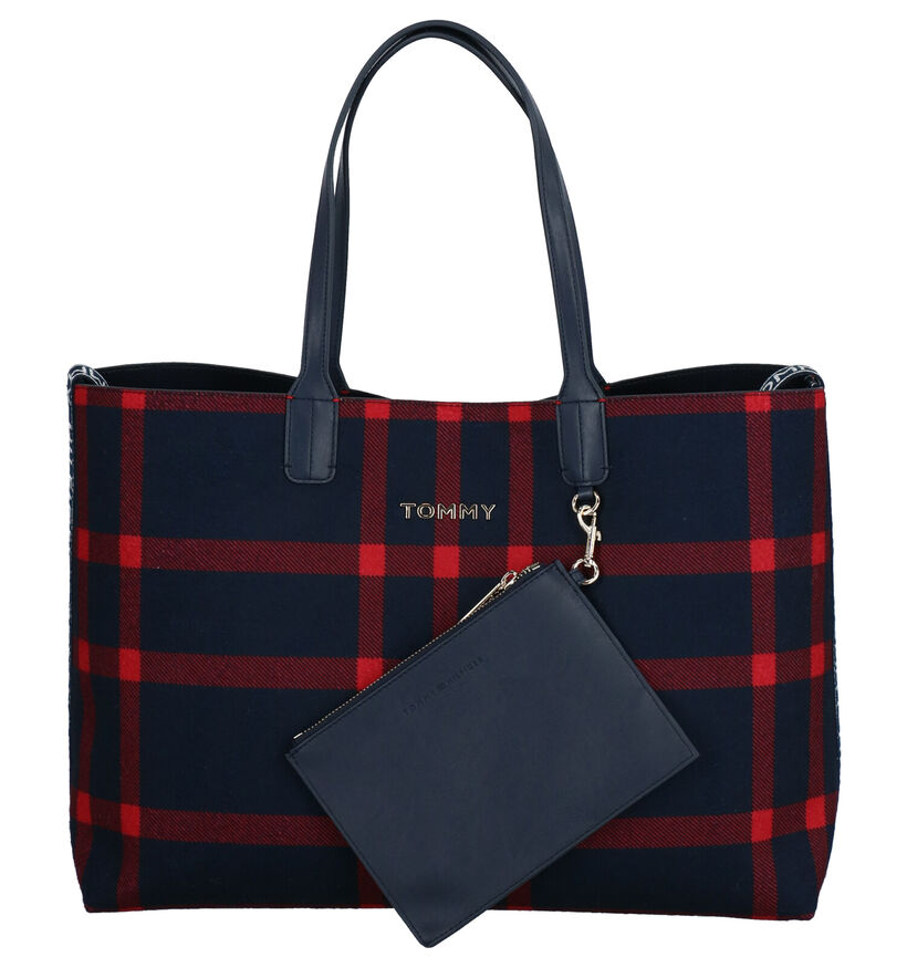 Tommy Hilfiger Iconic Tommy Tote Cabas en Bleu en textile (257012)