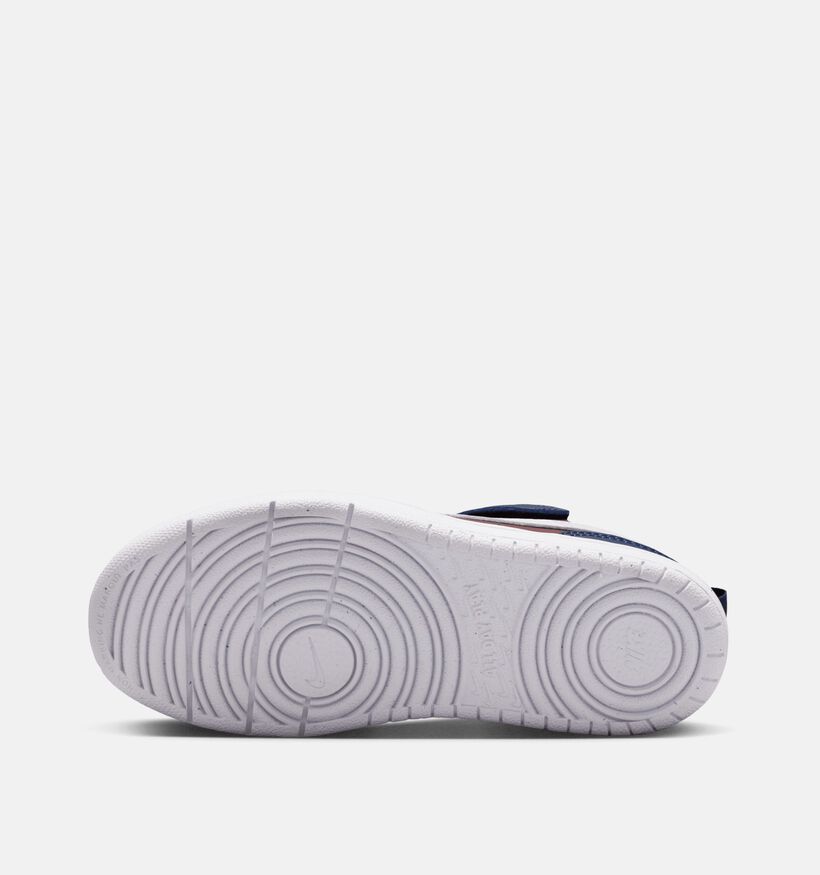 Nike Court Borough Bordeaux/Blauwe Sneakers voor meisjes (359839) - geschikt voor steunzolen