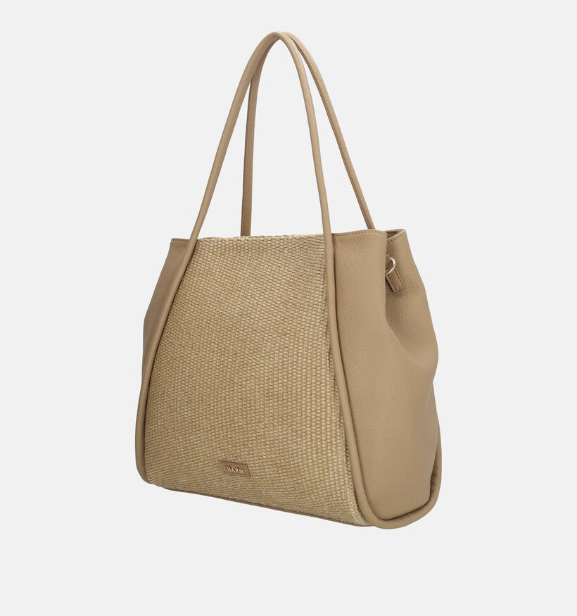Charm London Paris Beige Shoppertas voor dames (374782)