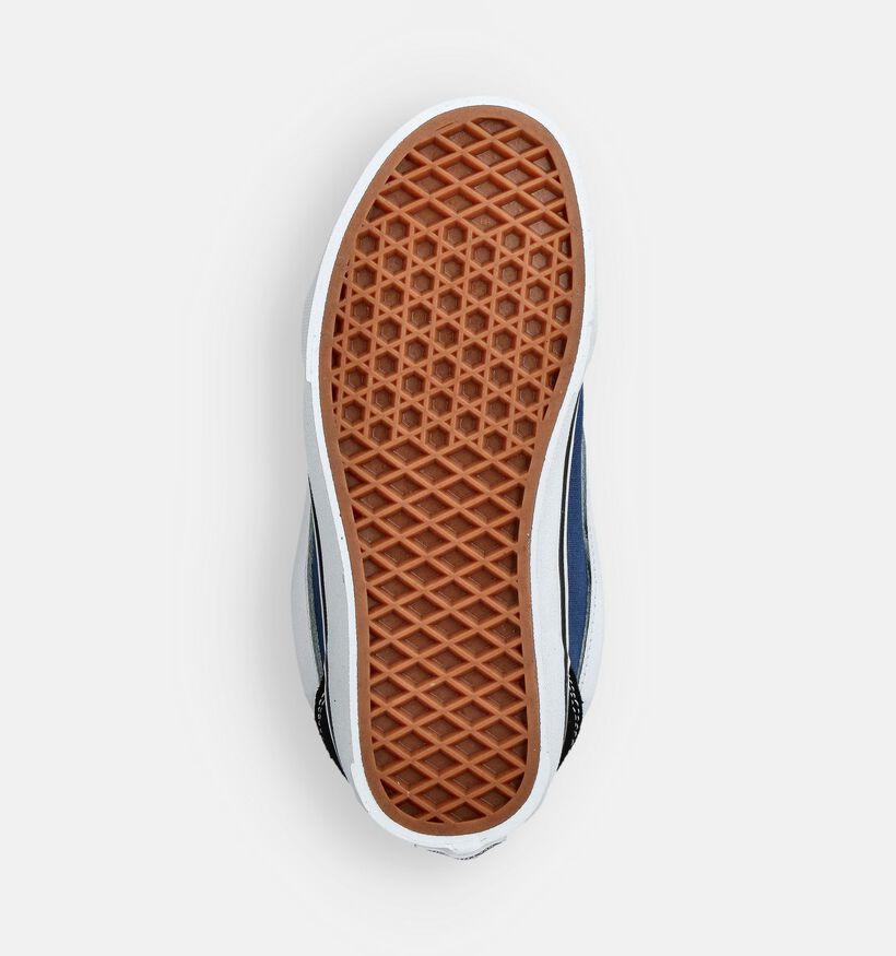 Vans Knu Skool Baskets en Bleu/Noir pour filles, garçons (361169)