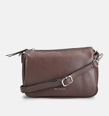 Mac Alyster Crossbody tassen Zwart/Cognac/Bruin