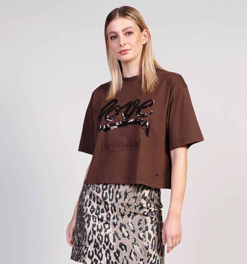 Orfeo Sierra T-shirt en Marron pour femmes (364339)
