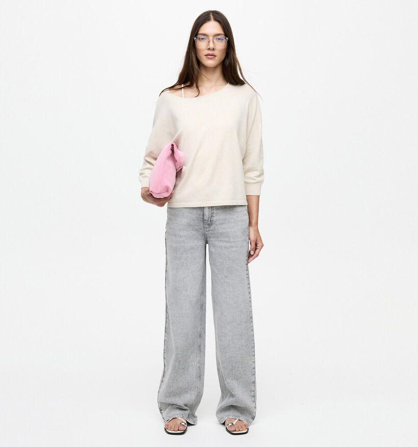 Vila Malu Pull en Beige pour femmes (368087)