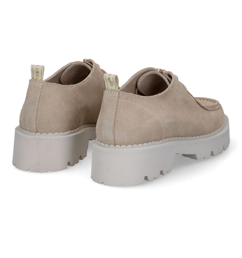 Tango Bee Bold Beige Veterschoenen voor dames (311841) - geschikt voor steunzolen