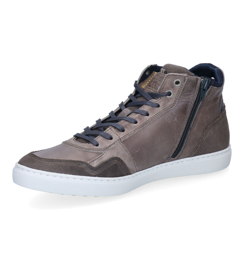 Bullboxer Chaussures hautes en Gris pour hommes (299832) - pour semelles orthopédiques