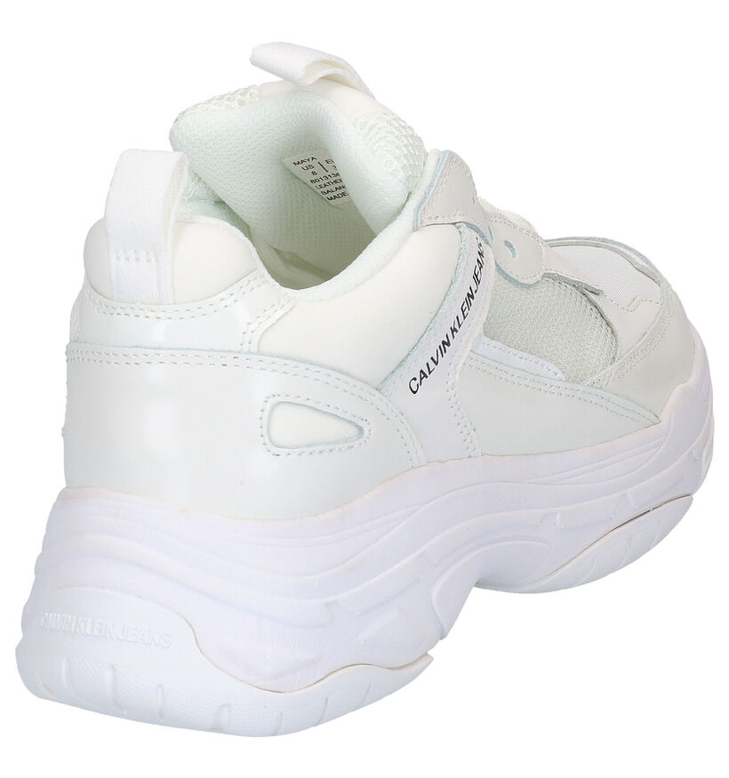 Calvin Klein Maya Witte Sneakers in stof (269190)