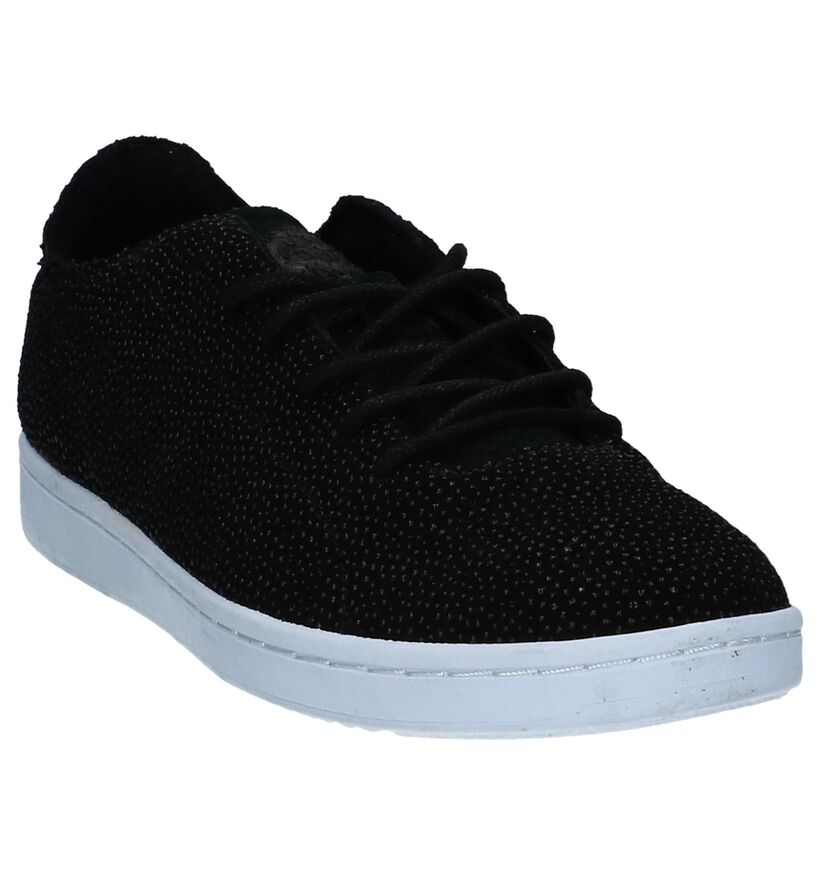 Woden Baskets basses en Noir en daim (225879)