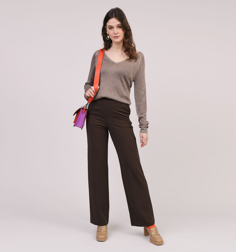 Vila Mary Bruine Geklede Broek (318564)