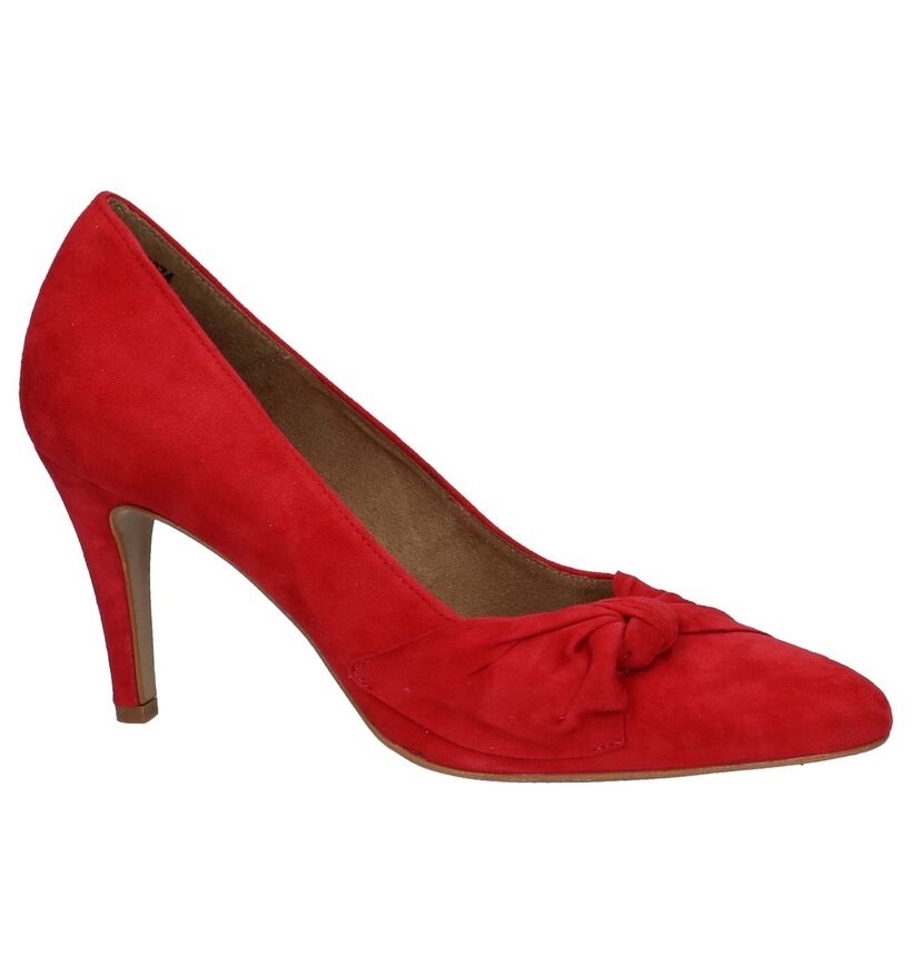 Tamaris Escarpins classique en Rouge en daim (214262)