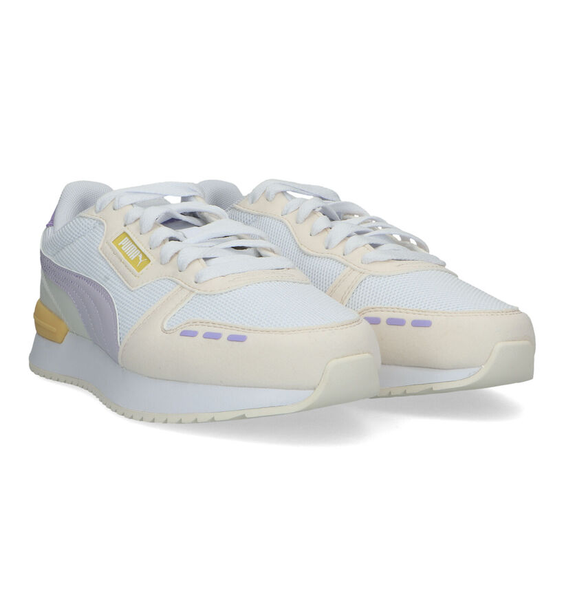 Puma R78 Ecru Sneakers voor dames (318667) - geschikt voor steunzolen