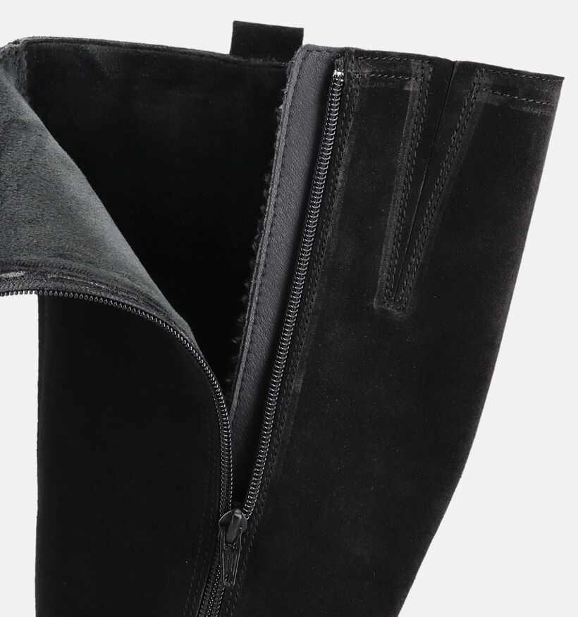 Solemade Koa Bottes hautes en Noir pour femmes (380004) - pour semelles orthop&eacute;diques