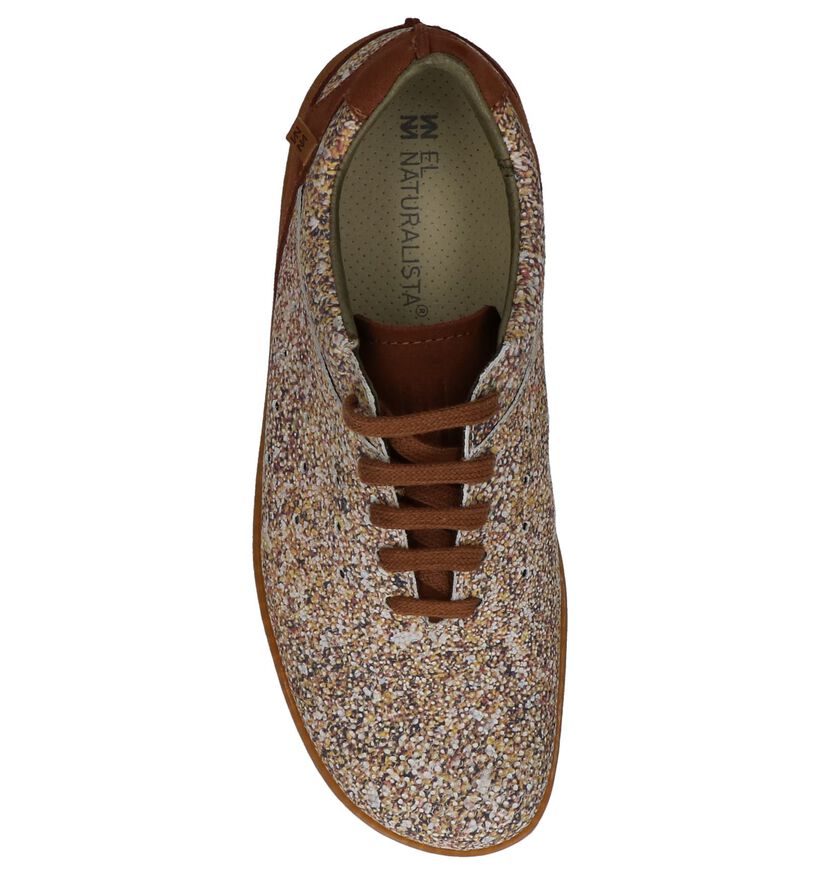 El Naturalista Chaussures à lacets en Cognac en cuir (214143)