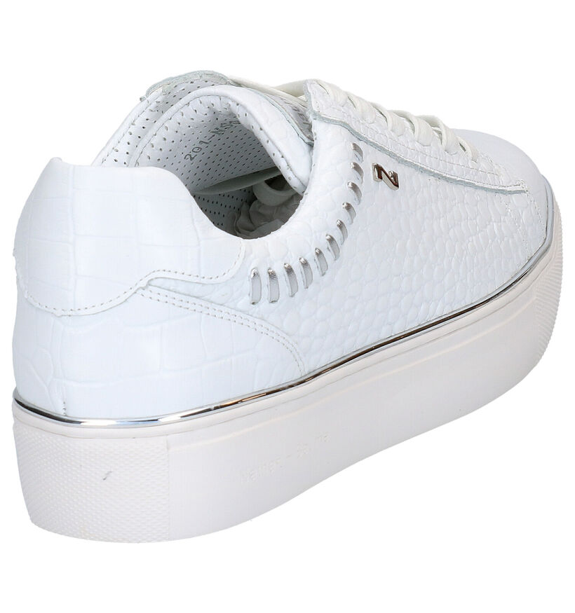 Nathan-Baume Chaussures à lacets en Blanc en cuir (272872)