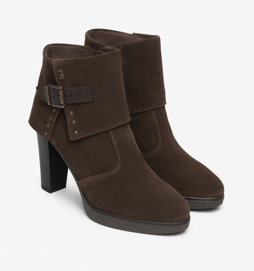 NeroGiardini Bottines en Brun fonc&eacute; pour femmes (377856)