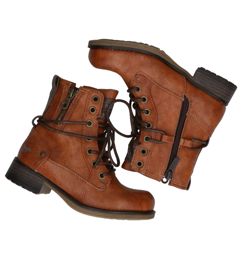 Mustang Cognac Boots voor meisjes (313981)