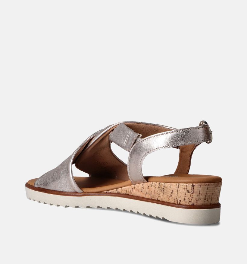 Gabor Gouden Sandalen met sleehak voor dames (352035)