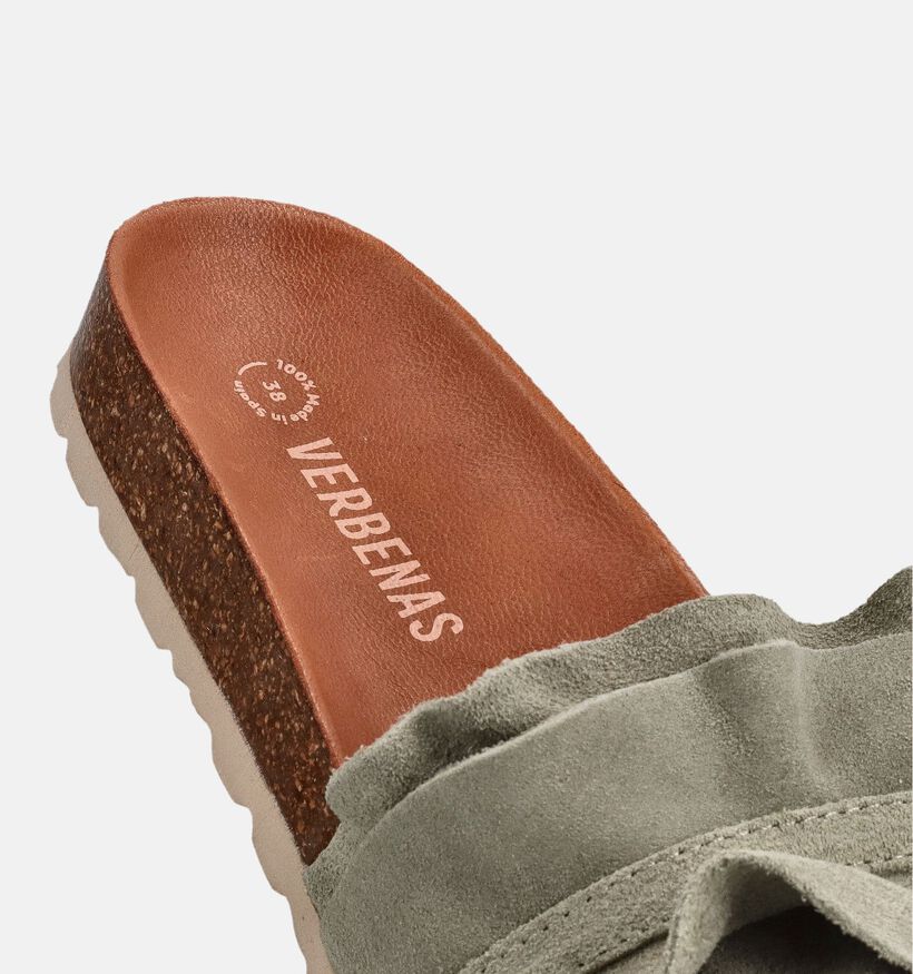 Verbenas Rocio Groene Slippers voor dames (370170)