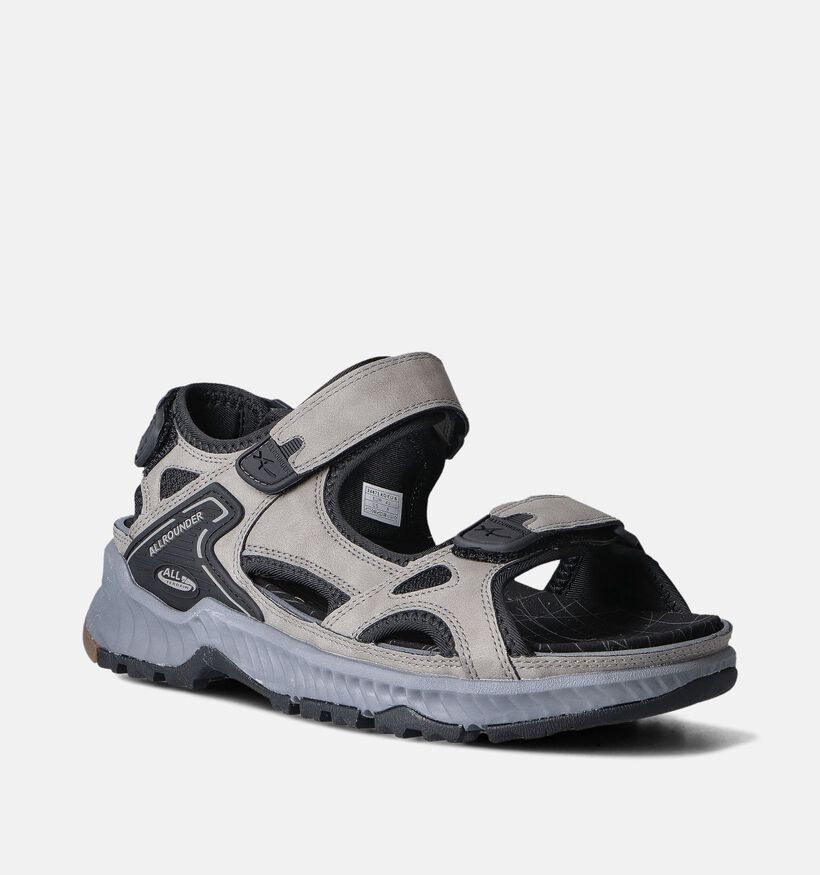 Allrounder Honduras Sandales en Gris pour hommes (354272) - pour semelles orthopédiques