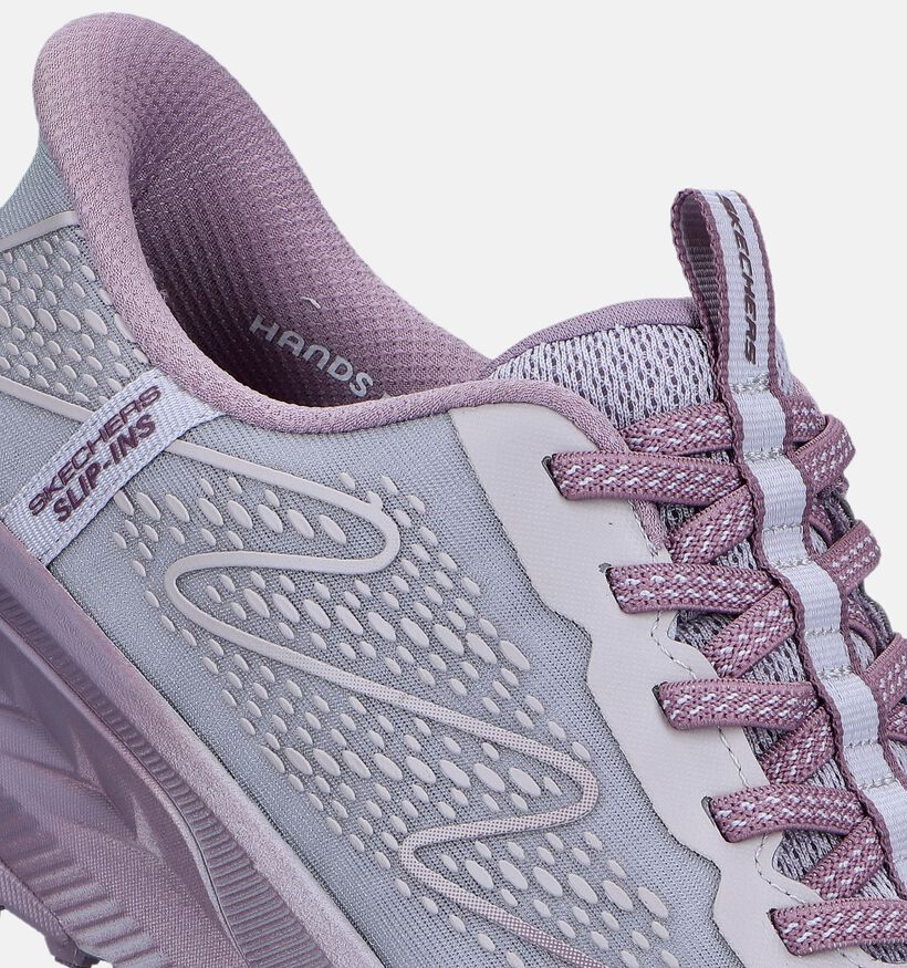 Skechers Switch Back Baskets en Lilas pour femmes (345169)