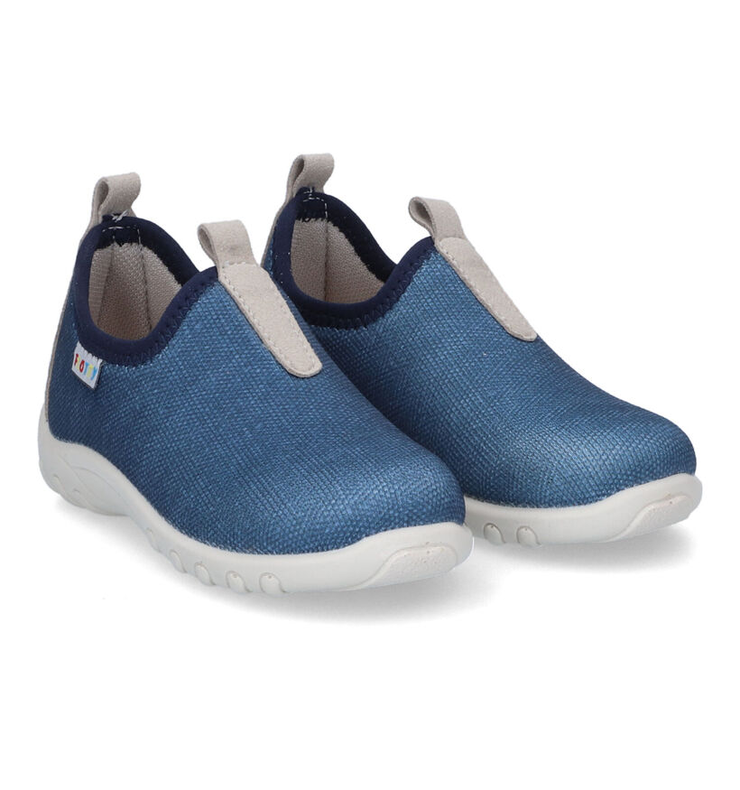 Flotty by Fly Flot Blauwe Pantoffels voor jongens (310775)