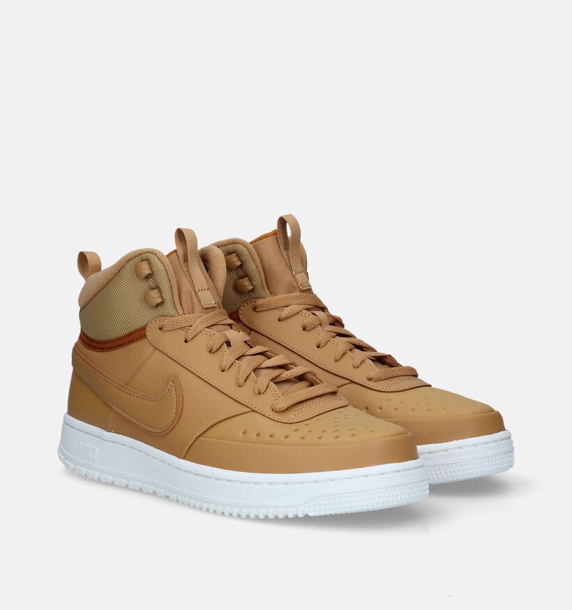 Nike Court Vision Mid Winter Camel Sneakers voor heren (332336)