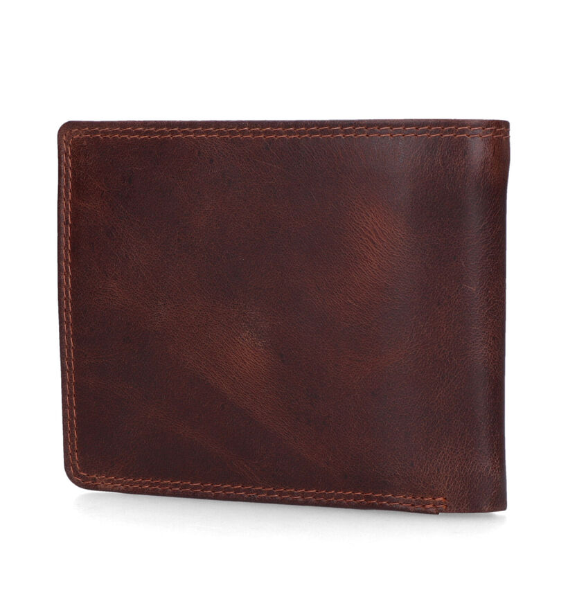 Maverick Portefeuille en Brun pour hommes (358810)