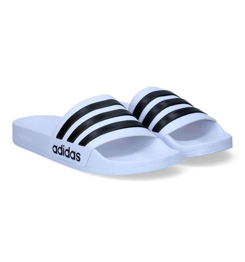 adidas Adilette Shower Claquettes en Blanc pour hommes (334723)