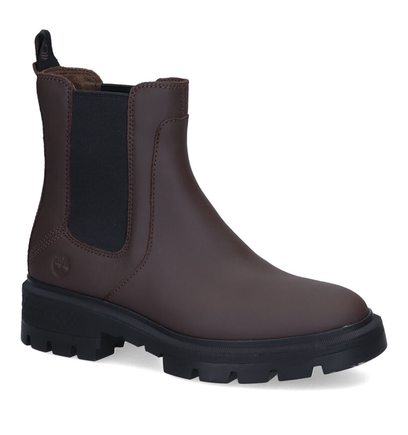 Timberland Cortina Valley Bruine Chelsea Boots in leer (313450)