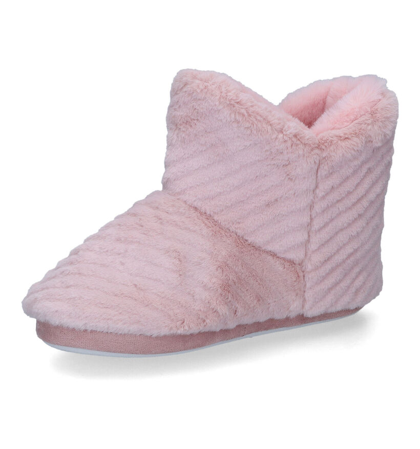 Torfs Home Pantoufles fermées en Rose pour femmes (315859)