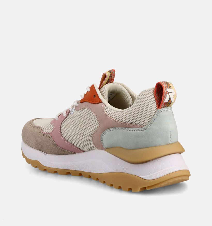 Rieker R-Evolution Beige/Pastel Sneakers voor dames (370436) - geschikt voor steunzolen
