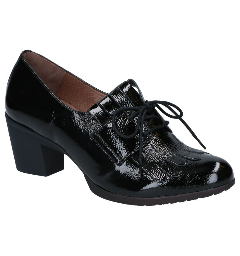 Wonders Chaussures à lacets en Noir en verni (259714)
