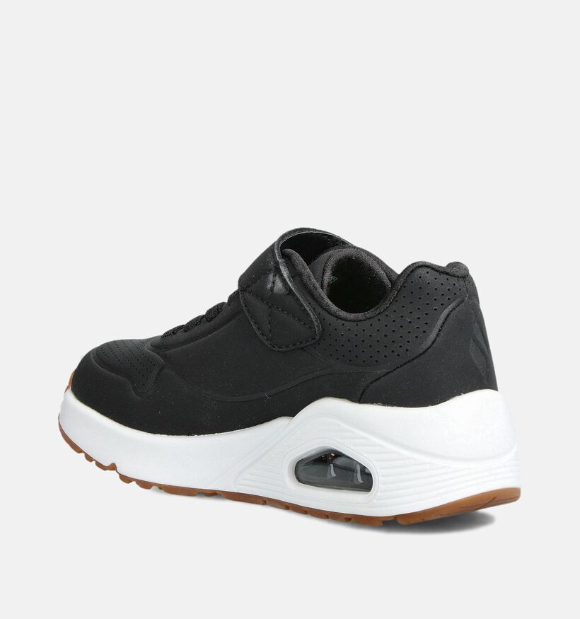 Skechers Uno Air Blitz Zwarte Sneakers voor jongens, meisjes (360971) - geschikt voor steunzolen