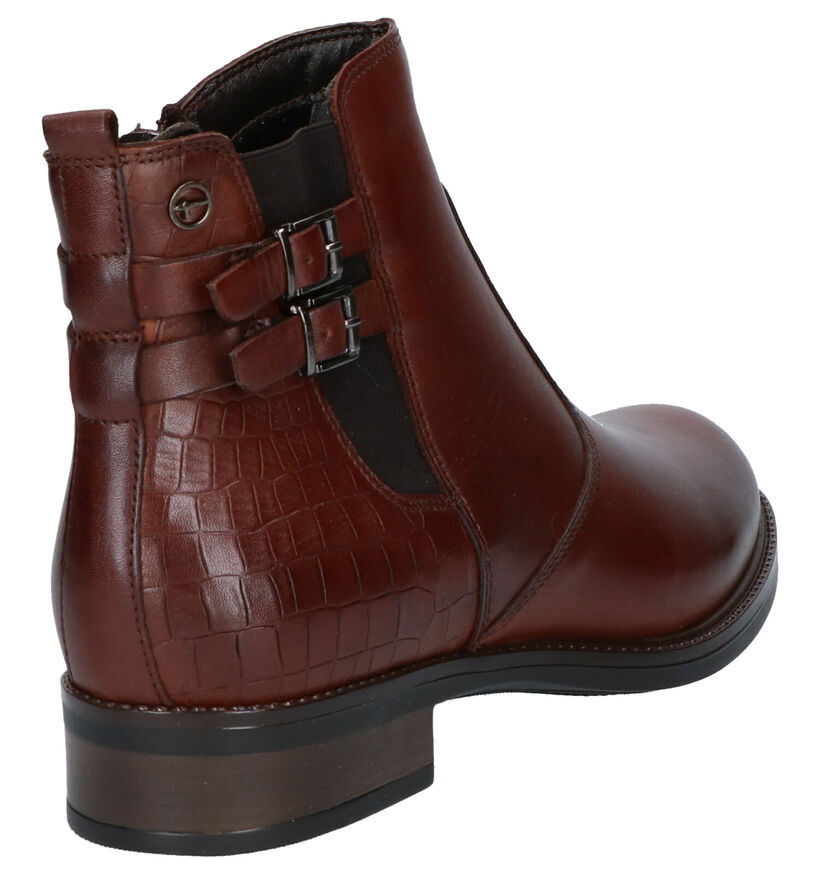 Tamaris Bruine Boots in leer (257082)